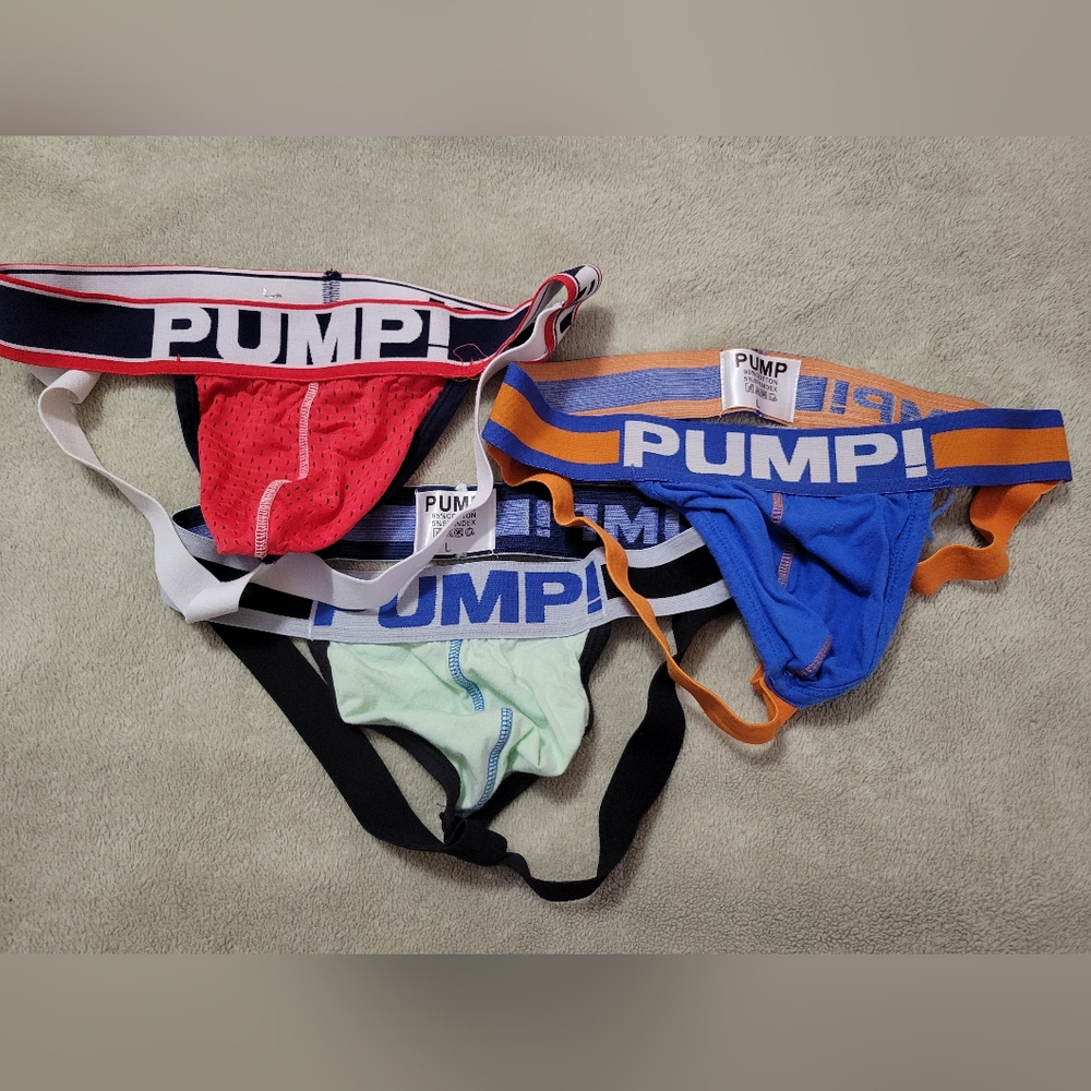 Pump Jockstraps lot of 3